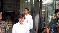 Deputi Pencegahan dan Monitoring KPK Aminuddin dan Wakil Kepala BGN Agustina Arumsari di Gedung KPK, Jakarta, Selasa, 7/7/2026 | Muhammad Reza/Forum Keadilan
