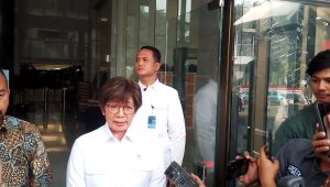 Deputi Pencegahan dan Monitoring KPK Aminuddin dan Wakil Kepala BGN Agustina Arumsari di Gedung KPK, Jakarta, Selasa, 7/7/2026 | Muhammad Reza/Forum Keadilan