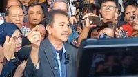 Roy Suryo usai sidang praperadilan di Pengadilan Negeri Jakarta Selatan (PN Jaksel), Selasa, 7/7/2026 | Syahrul Baihaqi/Forum Keadilan