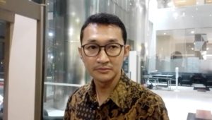 Juru Bicara KPK Budi Prasetyo, di Gedung KPK, Jakarta, Selasa, 7/7/2026 | Muhammad Reza/Forum Keadilan