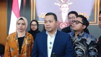 Kuasa hukum Nadiem Makarim, Zaid Mushafi, usai mendaftarkan memori banding di Pengadilan Negeri Jakarta Pusat, Rabu, 8/7/2026 | Syahrul Baihaqi/Forum Keadilan