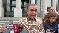 Ketua MPR RI Ahmad Muzani usai kunjungan ke Mahkamah Konstitusi (MK), Jakarta, Rabu, 8/7/2026 | Novia Suhari/Forum Keadilan