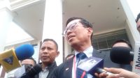Ketua Umum Relawan Militan Gibran Nusantara Andi Azwan di Pengadilan Negeri Jakarta Timur, Kamis, 9/7/2026 | Muhammad Reza/Forum Keadilan