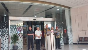 Jaksa Agung Muda Bidang Pidana Khusus pada Kejaksaan Agung (Jampidsus Kejagung) Febrie Adriansyah dalam konferensi pers di Gedung Bundar Kejagung, Jakarta, Jumat, 10/7/2026 | Syahrul Baihaqi/Forum Keadilan