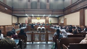 Sidang pemeriksaan saksi kasus korupsi LPEI di Pengadilan Tipikor Jakarta, Senin, 13/7/2026 | Syahrul Baihaqi/Forum Keadilan