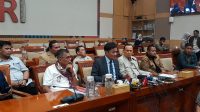 Ketua Komisi III DPR RI Habiburokhman (jas abu) di Kompleks Parlemen, Senayan, Jakarta, Senin, 13/7/2026 | Novia Suhari/Forum Keadilan