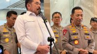 Kapolri Jenderal Listyo Sigit dan Jaksa Agung ST Burhanuddin saat bertemu di Gedung Kejaksaan Agung, Senin, 13/7/2026 | Ist