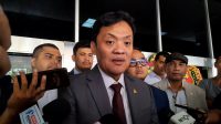 Ketua Komisi III DPR RI Habiburokhman, di Kompleks Parlemen, Senayan, Jakarta, Selasa, 14/7/2026 | Novia Suhari/Forum Keadilan