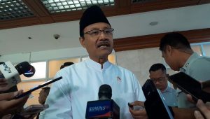 Menteri Sosial (Mensos) Saifullah Yusuf atau Gus Ipul di Kompleks Parlemen, Senayan, Jakarta. Rabu,15/7/2026 | Novia Suhari/Forum Keadilan