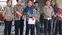 Kepala Pusat Penerangan Hukum (Kapuspenkum) Kejagung Anang Supriatna dalam konferensi pers di Gedung Bundar Jampidsus, Jakarta, Jumat, 17/7/2026 | Syahrul Baihaqi/Forum Keadilan