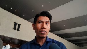 Juru Bicara Partai Gerindra Bahtra Banong di Kompleks Parlemen, Senayan, Jakarta, Senin, 20/7/2026 | Novia Suhari/Forum Keadilan