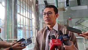 Juru Bicara KPK Budi Prasetyo di Gedung KPK, Jakarta, Senin, 20/7/2026 | Muhammad Reza/Forum Keadilan