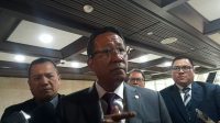 Menteri Hukum (Menkum) Supratman Andi Agtas di Kompleks Parlemen, Senayan, Jakarta, Selasa, 21/7/2026 | Novia Suhari/Forum Keadilan