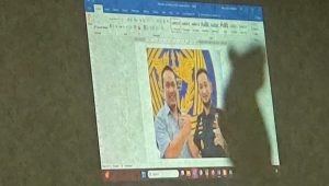 Foto anggota Badan Pemeriksa Keuangan RI (BPK) Nyoman Adhi Suryadnyana (kiri) ditampilkan dalam sidang di Pengadilan Tipikor Jakarta, 21/7/2026 | Syahrul Baihaqi/Forum Keadilan
