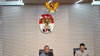 Pelaksana Tugas (Plt) Direktur Penyidikan KPK Taufik Ahmad Husein di dalam konferensi pers di Gedung Merah Putih KPK, Jakarta, Selasa, 21/7/2026 | Muhammad Reza/Forum Keadilan