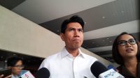 Juru Bicara Partai Gerindra Bahtra Banong di Kompleks Parlemen, Senayan, Jakarta, Rabu, 22/7/2026 | Novia Suhari/Forum Keadilan