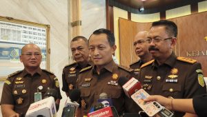 Jamwas Kejagung Rudi Margono saat memberikan keterangan ke wartawan, Jumat 24/7/2026 | Syahrul Baihaqi/Forum Keadilan