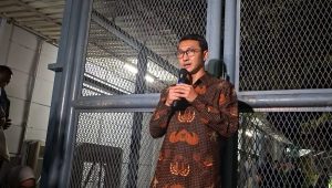 Juru Bicara KPK Budi Prasetyo di Gedung Merah Putih KPK, Jakarta, Jumat, 24/7/2026 | Muhammad Reza/Forum Keadilan