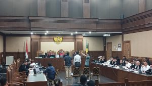 Ahli BPKP Novi Chairul Huda (kiri) saat memberikan keterangan di Pengadilan Tipikor Jakarta, Rabu, 29/7/2026 | Syahrul Baihaqi/Forum Keadilan