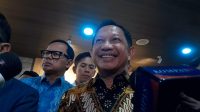 Menteri Dalam Negeri (Mendagri) Tito Karnavian di Kompleks Parlemen, Senayan, Jakarta, Kamis, 30/7/2026 | Novia Suhari/Forum Keadilan
