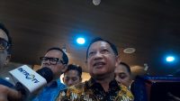 Menteri Dalam Negeri (Mendagri) Tito Karnavian di Kompleks Parlemen, Senayan, Jakarta, Kamis, 30/7/2026 | Novia Suhari/Forum Keadilan