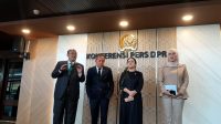 Wakil Ketua DPR RI dari Fraksi Partai Kebangkitan Bangsa (PKB) Cucun Ahmad Syamsurijal (paling kiri) di Kompleks Parlemen, Senayan, Jakarta, Kamis, 2/7/2026 | Novia Suhari/Forum Keadilan