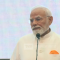 Perdana Menteri (PM) India, Narendra Modi, saat memberikan pidato di Gedung DPR, Senayan, Jakarta, Selasa, 7/7/2026. | YouTube TVR Parlemen