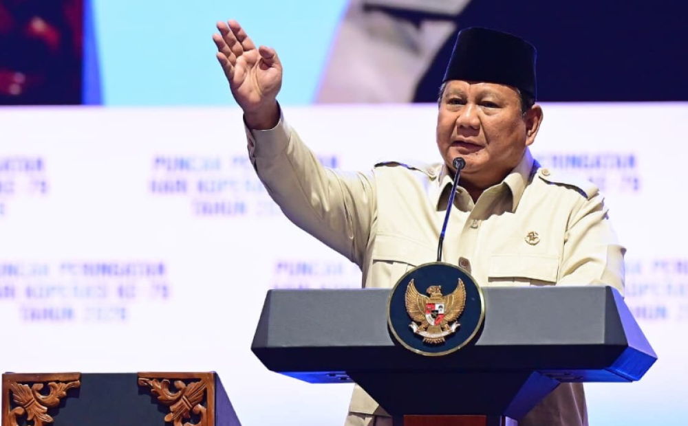 Pesan Prabowo ke Koruptor: Hentikan Praktik-praktik Kau, Rakyat Tidak Bodoh!