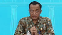 Menteri Sekretaiat Negara (Mensesneg), Prasetyo Hadi, memberikan keterangan pers, di Jakarta, pada Kamis, 22/7/2026. | YouTube Sekretaiat Presiden