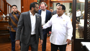Presiden Prabowo Subianto bertemu dengan Direktur Federal Bureau of Investigation (FBI) Amerika Serikat, Kash Patel, di kediaman Kertanegara, Jakarta, Rabu, 22/7/2026. | Dok BPMI Setpres/Kris
