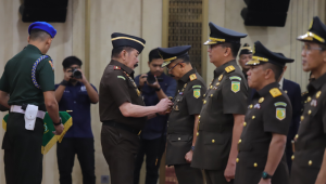 Jaksa Agung ST Burhanuddin melantik sejumlah pejabat Kejaksaan Agung, Jumat, 24/7/2026. | Dok Ist