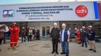 Hakim MK Arsul Sani beserta jajaran meninjau langsung progres pembangunan pada, Sabtu, 1/8/2026. | Dok OIKN RI