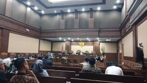 Direktur PT Dinamika Sejahtera Mandiri Tjia Peng Tjoan saat bersaksi di Pengadilan Tipikor Jakarta, Kamis, 6/8/2026 | Syahrul Baihaqi/Forum Keadilan