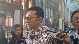 Juru Bicara KPK Budi Prasetyo di Gedung Merah Putih KPK, Jakarta Selatan, Kamis, 6/8/2026 | Muhammad Reza/Forum Keadilan