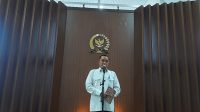 Menteri Sekretaris Negara (Mensesneg) Prasetyo Hadi di Kompleks Parlemen, Senayan, Jakarta, Senin, 10/8/2026 | Novia Suhari/Forum Keadilan
