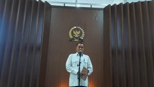 Menteri Sekretaris Negara (Mensesneg) Prasetyo Hadi di Kompleks Parlemen, Senayan, Jakarta, Senin, 10/8/2026 | Novia Suhari/Forum Keadilan