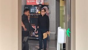 Rudy Tanoe di Gedung Merah Putih KPK, Kuningan, Jakarta Selatan, Selasa, 11/8/2026 | Muhammad Reza/Forum Keadilan
