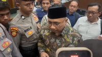 Mantan Menteri Agama (Menag) Yaqut Cholil Qoumas usai sidang pembacaan surat dakwaan oleh Jaksa Penuntut Umum pada Komisi Pemberantasan Korupsi (JPU KPK) di Pengadilan Tindak Pidana Korupsi (Tipikor) Jakarta, Selasa, 11/8/2026 | Ist
