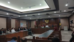 Sidang praperadilan Eks Waka BGN Lodewyk Pusung di Pengadilan Negeri Jakarta Pusat, Rabu, 12/8/2026 | Syahrul Baihaqi/Forum Keadilan