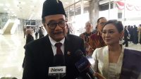 Ketua DPP PDI Perjuangan Bidang Ideologi dan Kaderisasi Djarot Saiful Hidayat di Kompleks Parlemen, Senayan, Jakarta, Jumat, 14/8/2026 | Novia Suhari/Forum Keadilan