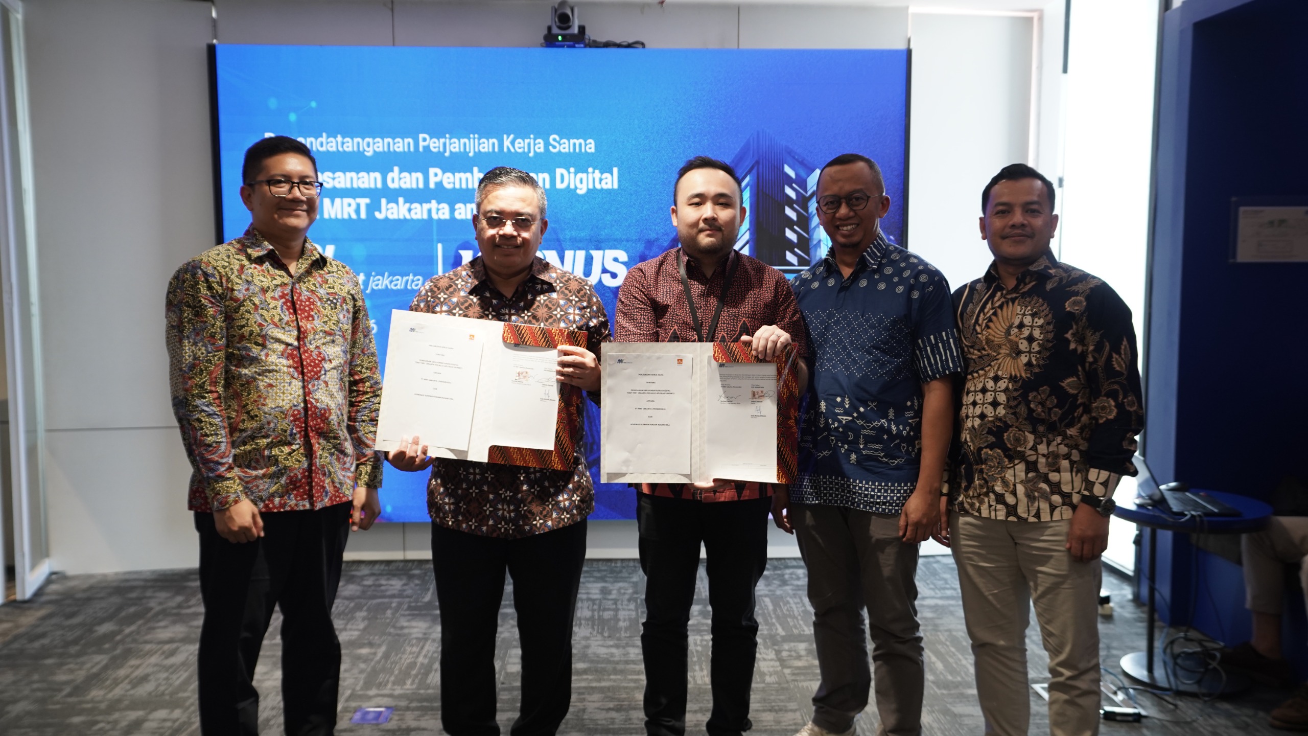 KOPNUS dan MRT Jakarta Resmi Perkuat Sinergi melalui Kerja Sama Layanan Digital