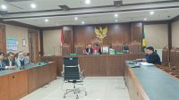 Sidang praperadilan eks Waka BGN Lodewyk Pusung di Pengadilan Negeri Jakarta Pusat, Jumat, 14/8/2026 | Syahrul Baihaqi/Forum Keadilan