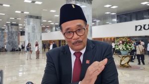 Ketua DPP PDI Perjuangan Bidang Ideologi dan Kaderisasi Djarot Saiful Hidayat di Kompleks Parlemen, Senayan, Jakarta, Jumat, 14/8/2026 | Novia Suhari/Forum Keadilan