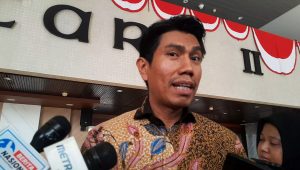 Juru Bicara Partai Gerindra Bahtra Banong di Kompleks Parlemen, Senayan, Jakarta, Rabu, 19/8/2026 | Novia Suhari/Forum Keadilan