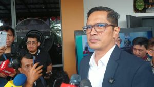 Kuasa hukum Febrie Adriansyah, Febri Diansyah, usai persidangan di Pengadilan Negeri Jakarta Selatan (PN Jaksel), Rabu, 19/8/2026 | Syahrul Baihaqi/Forum Keadilan