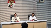 Plt Direktur Penyidikan KPK Achmad Taufik Husein dalam konferensi pers di Gedung Merah Putih KPK, Jakarta, Rabu, 26/8/2026 | Muhammad Reza/Forum Keadilan