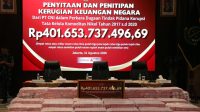 Konferensi pers penyitaan uang Rp401 miliar dari PT CNI yang dilakukan Jampidsus Kejaksaan Agung, Senin, 31/8/2026 | Dok. Kejagung
