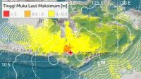 Gempa bumi magnitudo (M) 7,7 yang mengguncang wilayah Nusa Tenggara Timur (NTT), pada Sabtu, 15/8/2026 pagi. | Dok BMKG