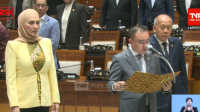 Wakil Ketua DPR RI Sufmi Dasco Ahmad bersama jajarannya di Kompleks Parlemen, Senayan, Jakarta, Selasa, 18/8/2026 | YouTube TVR Parlemen