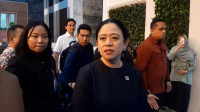 Ketua DPR RI Puan Maharani (tengah) di Kompleks Parlemen, Senayan, Jakarta, Rabu, 12/8/2026 | Novia Suhari/Forum Keadilan